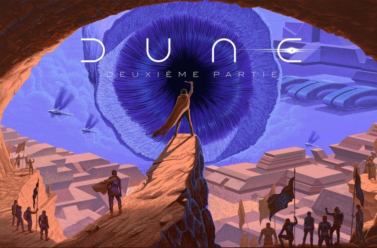 L'illustration du coffret “Dune : Deuxième Partie” par Laurent Durieux.
